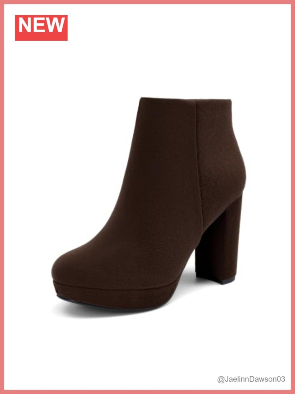 Women's Stomp High Heel Ankle Boots Faux Suede Platform Booties